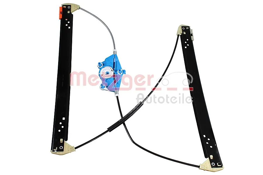 Mecanismo de acionamento de vidro da porta dianteira esquerda Volkswagen Touareg I 7LA, 7L6, 7L7