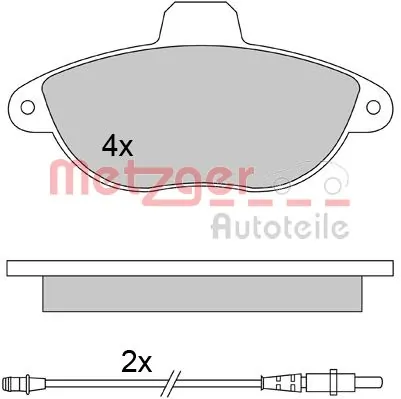 Тормозные колодки Polcar FVR1002