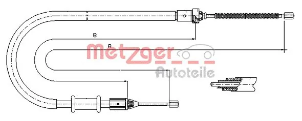 Трос ручного тормоза задний Cavo 13026740 цена, от 9.14 USD