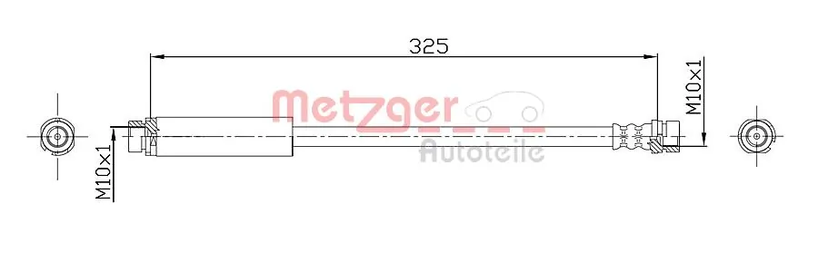 Шланг тормозной передний Ford Fusion универсал (JU) (2002 - 2012) цена, от 6.33 USD