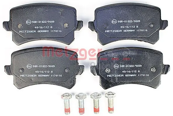  Sapatas do freio traseiras de disco Volkswagen Tiguan I SUV (5N1, 5N2) (2007 - 2018) I