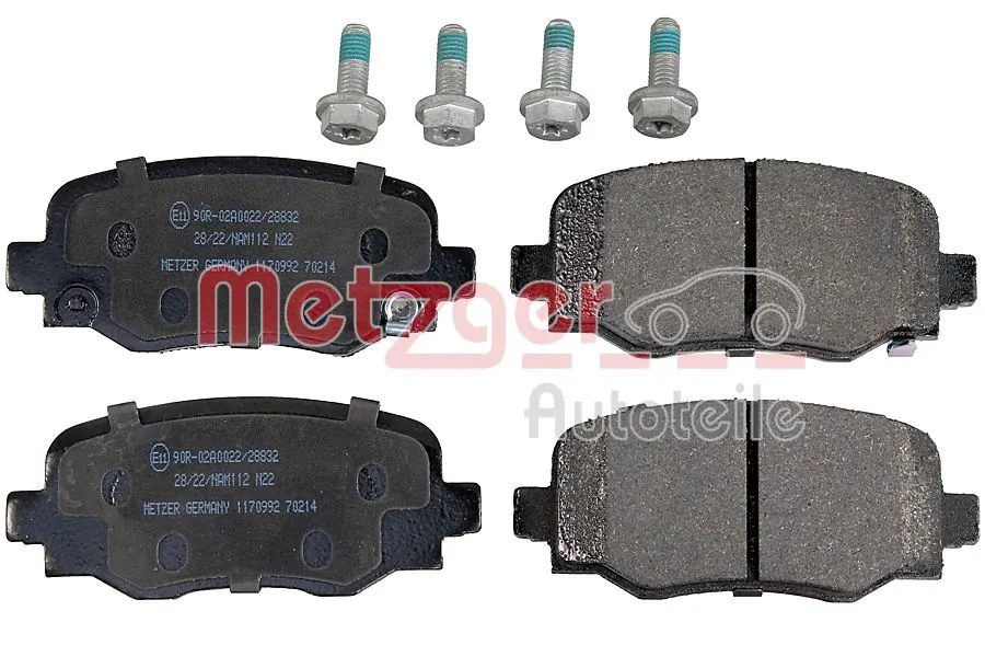 Sapatas do freio traseiras de disco para Fiat 500 X 334