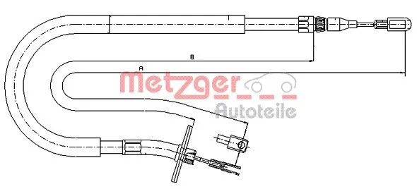 Трос ручного тормоза задний SPC ME17 цена, от 12.41 USD