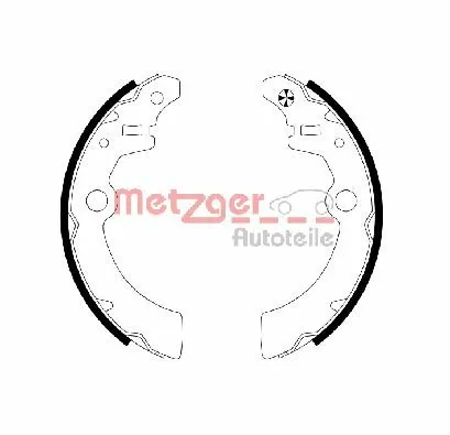 Купить C08021JC Japan Cars Задние барабанные тормозные колодки
