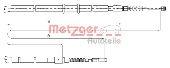 Задний трос ручника Adriauto AD030234 цена, от 11.90 USD