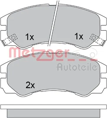 6542 Maxgear Колодки передние