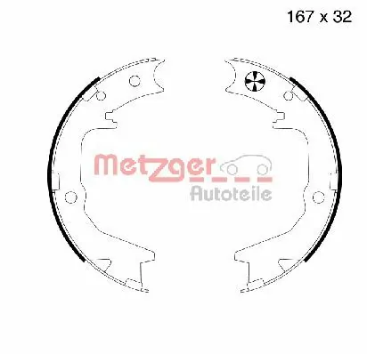 Барабанные колодки Chrysler MR129854