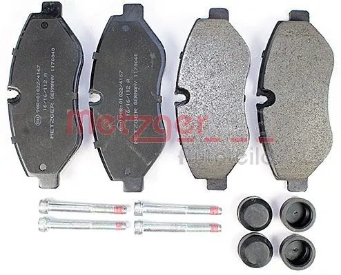 Sapatas do freio dianteiras de disco Volkswagen Crafter 30-50 2F, 2FC, 2FF, 2FG,2FL, 2FM