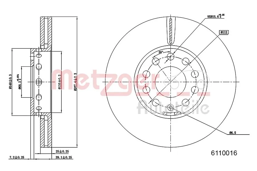  Disco do freio dianteiro Volkswagen Passat B5 sedan (3B3) (2000 - 2005) B5