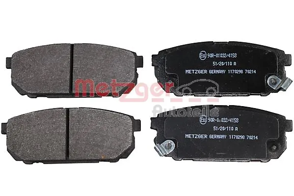  Sapatas do freio traseiras de disco KIA Sorento I SUV (JC) (2002 - 2006) I