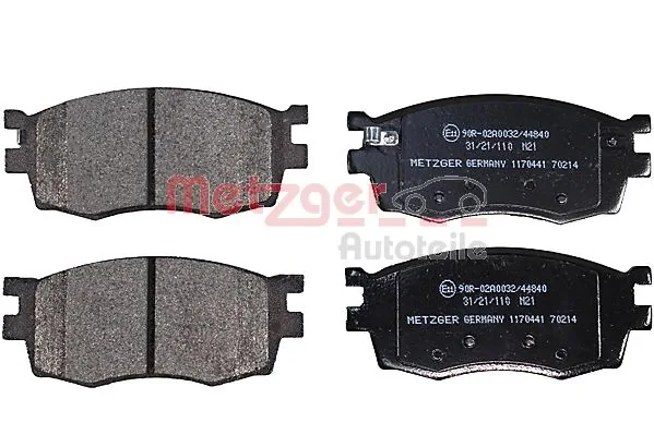  Sapatas do freio dianteiras de disco KIA Rio sedan (2006 - 2011) 