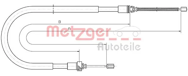 Задний трос ручника Adriauto AD3502001 цена, от 8.34 USD