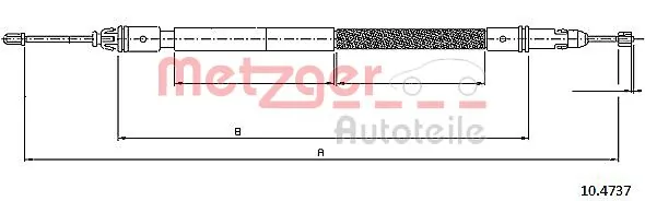 Задний трос ручника Adriauto AD112142 цена, от 9.91 USD