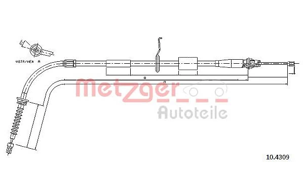 Трос ручного тормоза задний Adriauto 050275 цена, от 24.35 USD