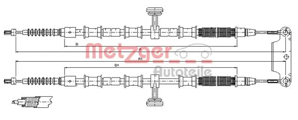 Задний трос ручника Adriauto AD3302191 цена, от 34.07 USD