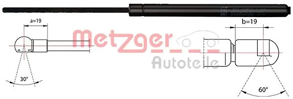 Купить GS0838 Magneti Marelli Амортизатор двери багажника