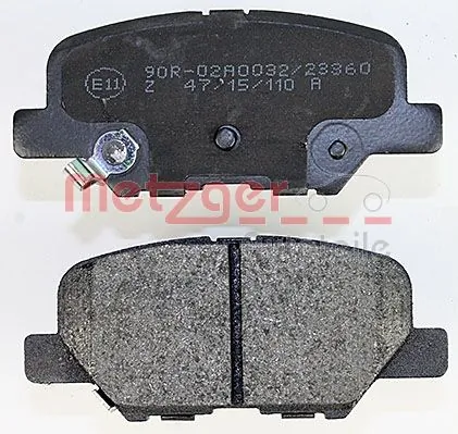  Sapatas do freio traseiras de disco Mazda 6 sedan (GJ, GL) (2012 - 2023) 