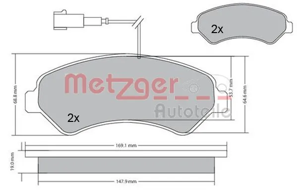 425376 Peugeot/Citroen Колодки передние