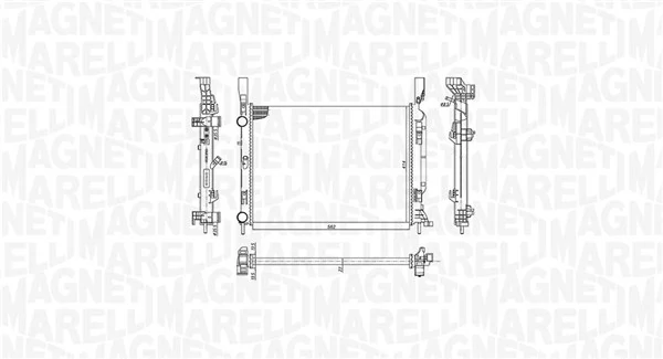 350213142600 Magneti Marelli Радиатор основной