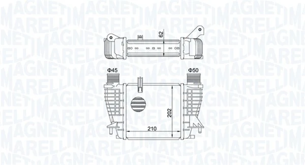 Интеркулер MST471 Magneti Marelli