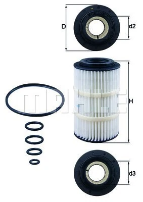 Фильтр масляный MAGNETI MARELLI 154705512210
