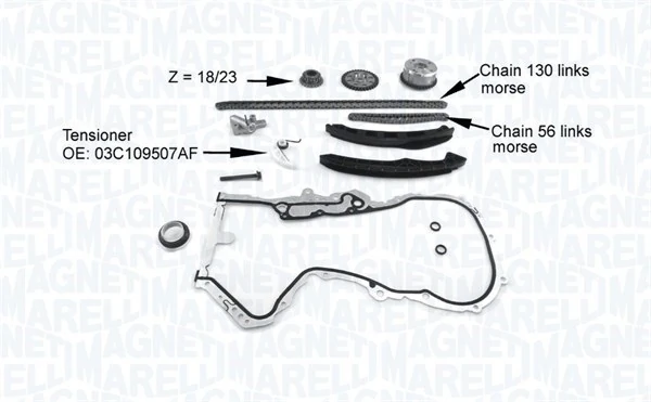 Купить 03C109507L VAG Набор цепи грм