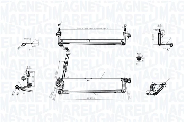 085570177010 Magneti Marelli Трапеция стеклоочистителя