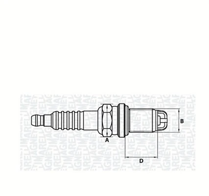 Свеча зажигания Magneti Marelli SNA70259 цена, от 2.79 USD