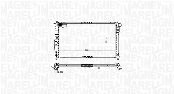 350213174900 Magneti Marelli Радиатор основной