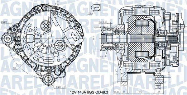 Генератор 440594 VALEO