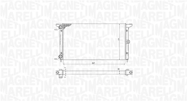 350213190100 Magneti Marelli Радиатор основной