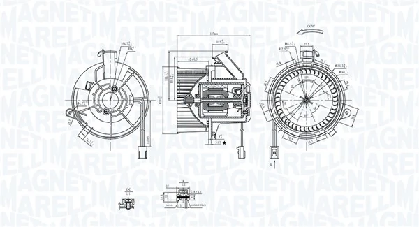 069412290010 Magneti Marelli Электромотор печки