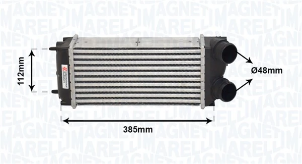 Radiador de intercooler Peugeot 307 3H