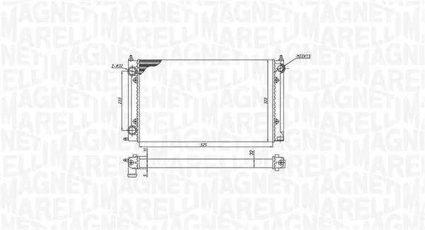 BM1875 Magneti Marelli Радиатор основной