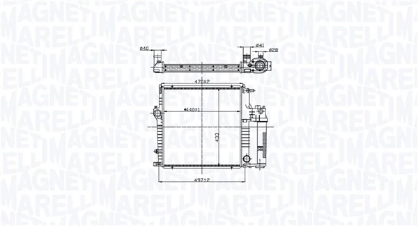 Радиатор охлаждения двигателя AND 42121126 цена, от 88.84 USD
