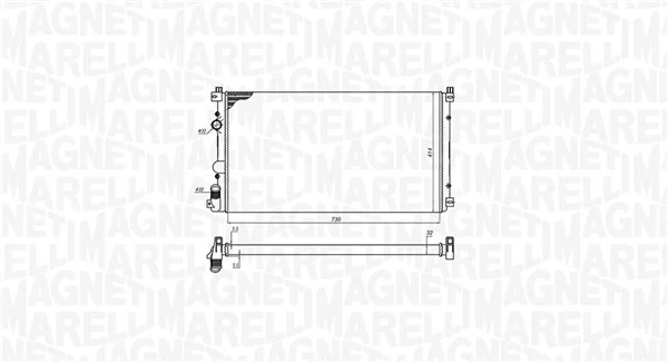 350213198800 Magneti Marelli Радиатор основной