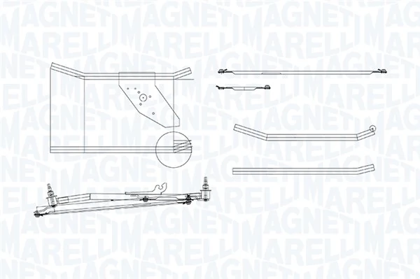 Купить TGT760SM Magneti Marelli Трапеция дворников