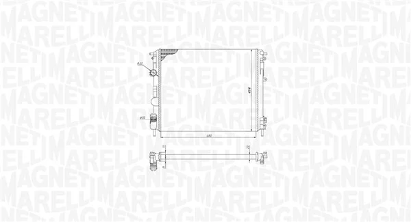 Радиатор 7700428082 Lada