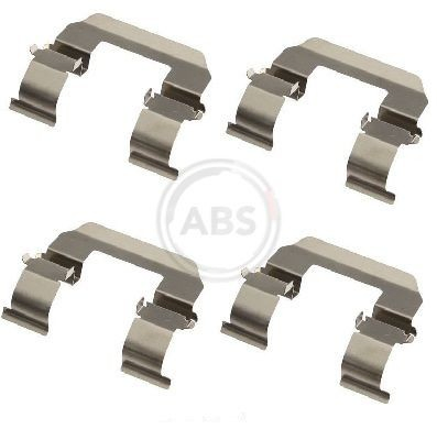 Комплект пружинок крепления дисковых колодок передних 581442C000 Quick Brake