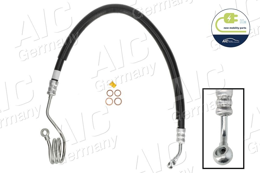 Патрубок ГУР высокого давления на Audi A4 B5 8D2