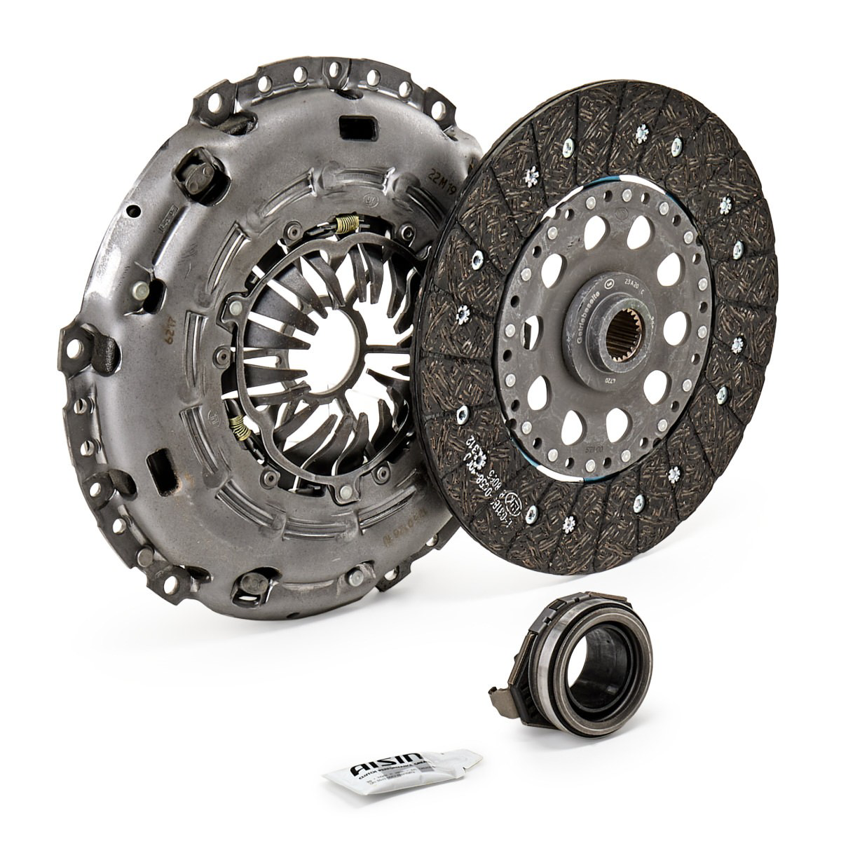 Купить KZ125 Aisin Комплект сцепления (диск, корзина, подшипник)