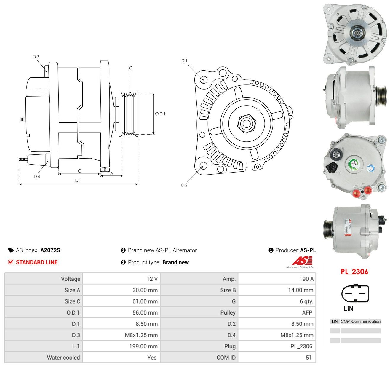 Автомобильный генератор Porsche Cayenne II внедорожник (92A) (2010 - 2026) цена, от 443.45 USD