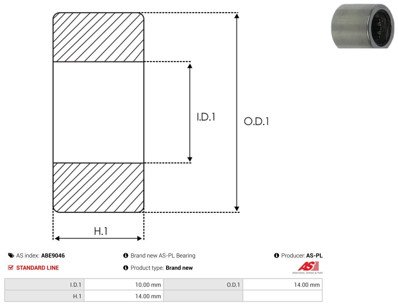 Купить 1000917004 Bosch Подшипник стартера