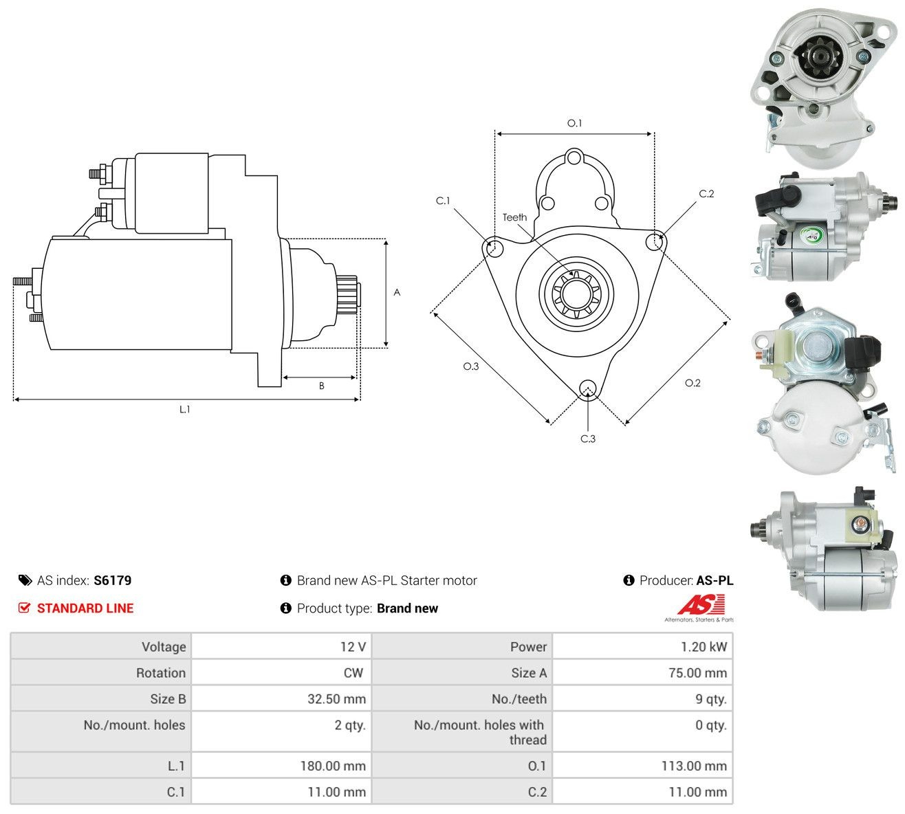  Стартер Honda Concerto 