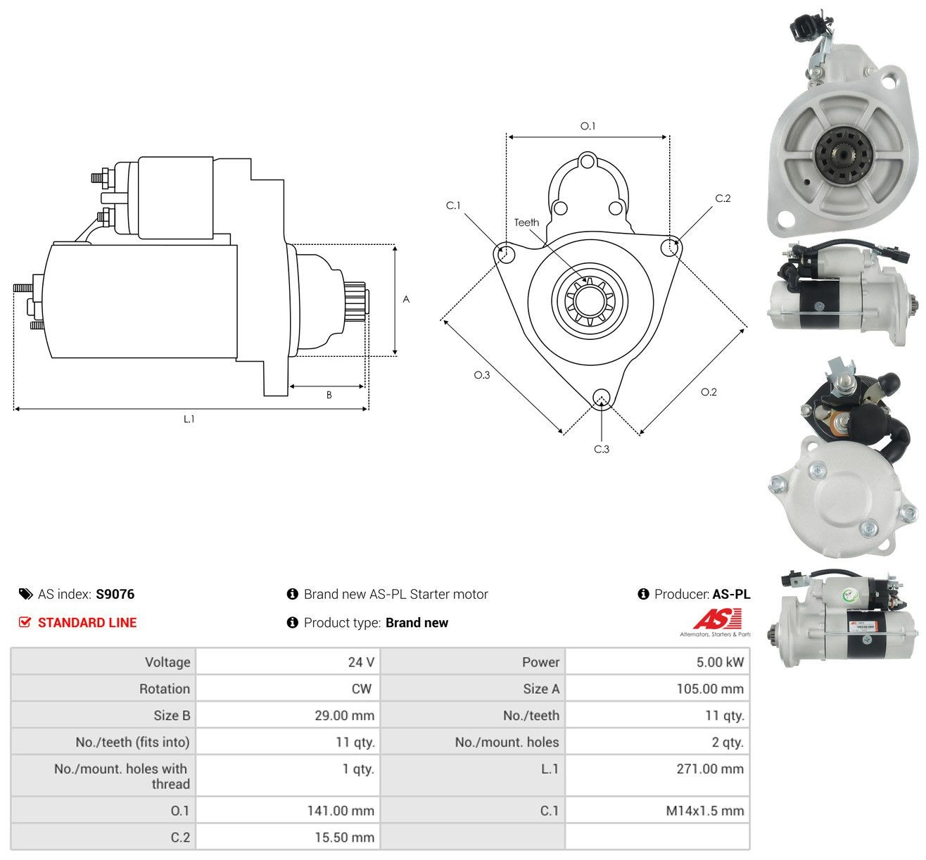 Стартер Toyota 2810078113 цена, от 176.44 USD