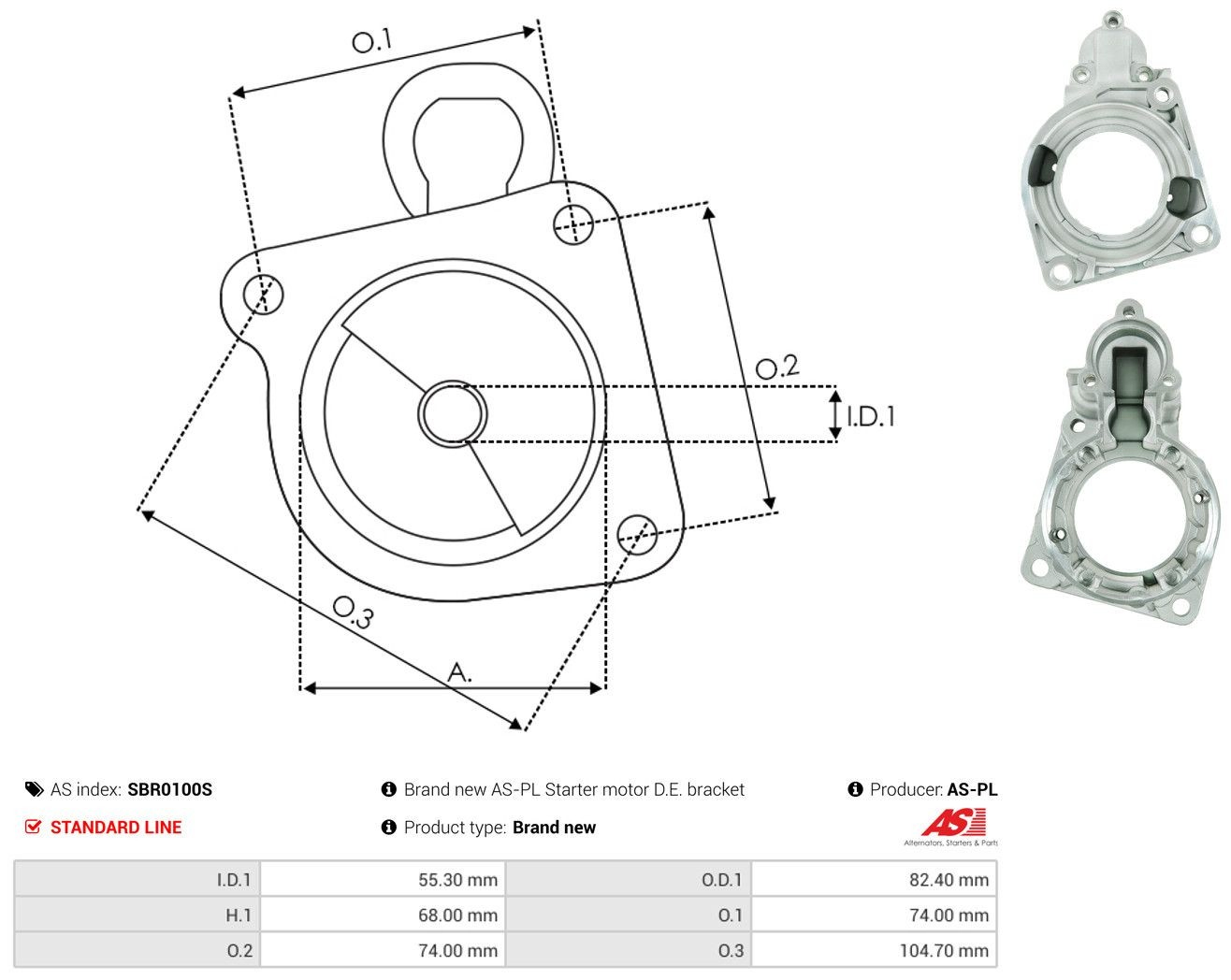 Купить 1005821096 Bosch Крышка стартера передняя