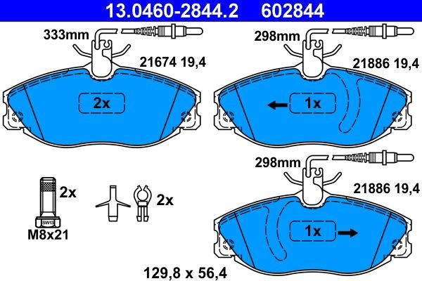 Колодки ATE 13046028442 цена, от 26.79 USD