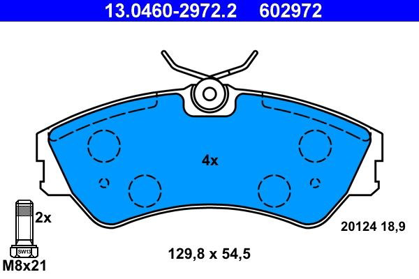 Колодки ATE 13046029722 цена, от 16.59 USD