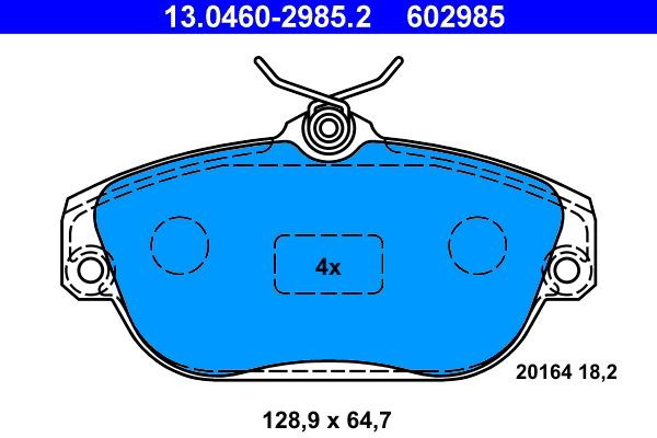 Колодки ATE 13046029852 цена, от 22.83 USD