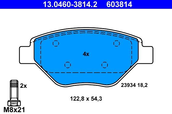 Колодки ATE 13046038142 цена, от 20.29 USD